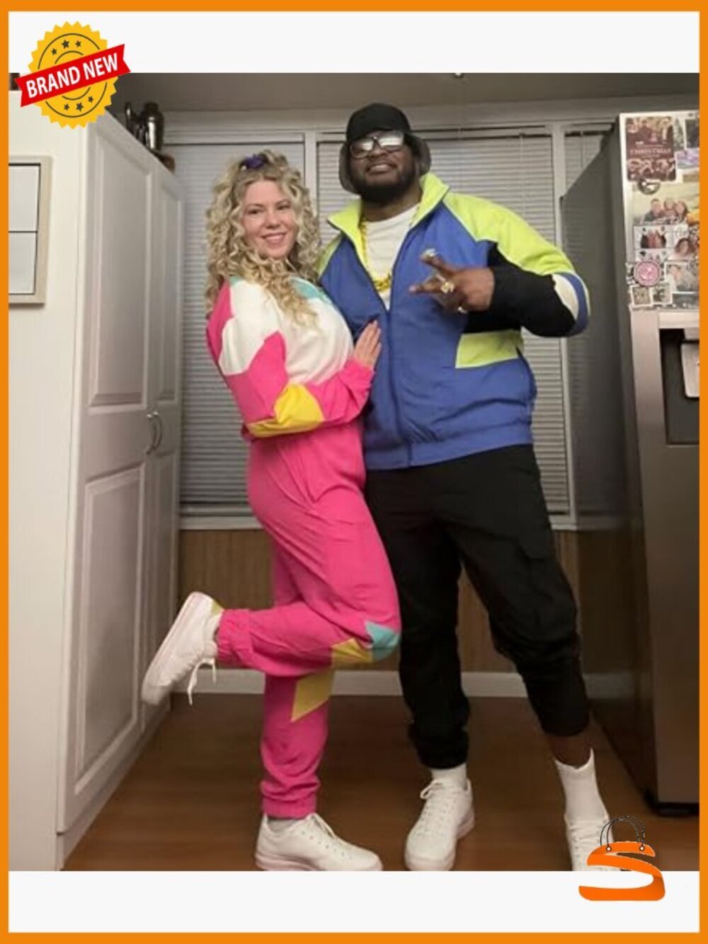 Colorblock 2 Piece Windbreaker Jacket Tracksuit Set - Picture 3 of 7